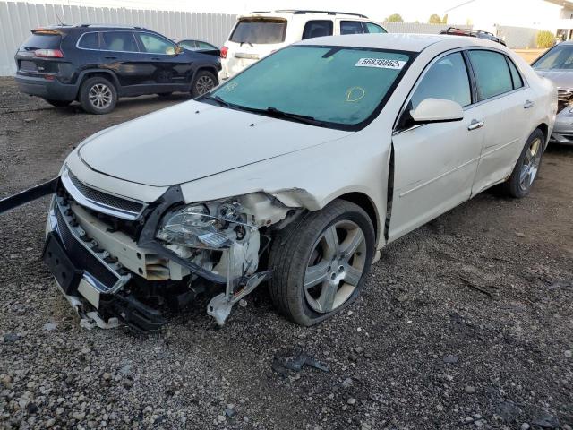 1G1ZC5E09CF267622 - 2012 CHEVROLET MALIBU 1LT WHITE photo 9