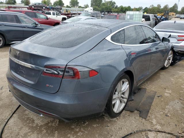 5YJSA1DP0DFP15726 - 2013 TESLA MODEL S GRAY photo 3