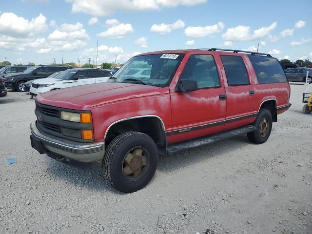 1GNFK16R1XJ491996 - 1999 CHEVROLET SUBURBAN K1500 RED photo 1