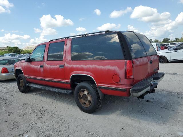 1GNFK16R1XJ491996 - 1999 CHEVROLET SUBURBAN K1500 RED photo 2