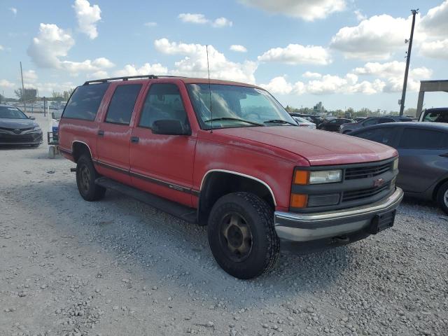 1GNFK16R1XJ491996 - 1999 CHEVROLET SUBURBAN K1500 RED photo 4