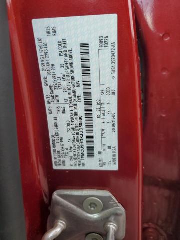 1FMCU9HDXJUD50500 - 2018 FORD ESCAPE SEL 红色 照片 13