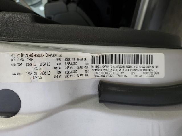 1J8HG48K58C101128 - 2008 JEEP COMMANDER SPORT Silber Foto 13