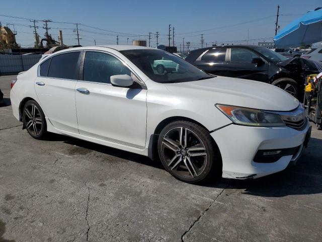 1HGCR2F50HA159223 - 2017 HONDA ACCORD SPORT WHITE photo 4