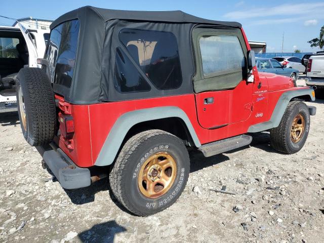 1J4FY19S6VP457871 - 1997 JEEP WRANGLER SPORT RED photo 3