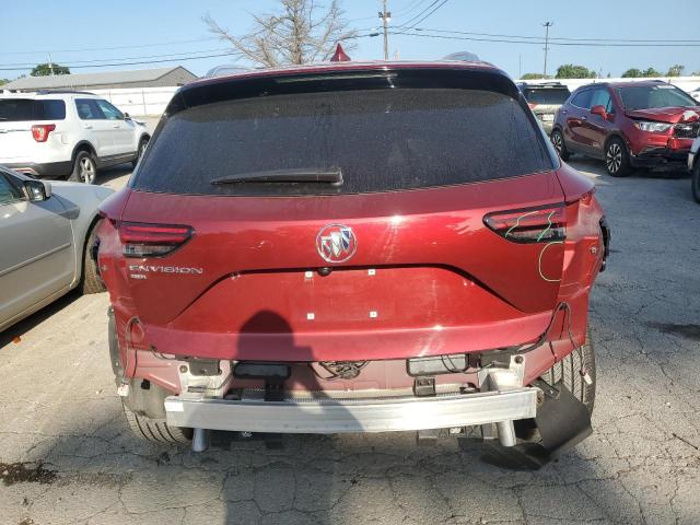 LRBFZMR47PD201988 - 2023 BUICK ENVISION PREFERRED ბურგუნდია ფოტო 6