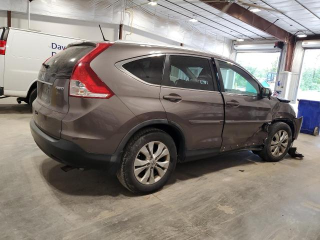 5J6RM4H77CL035068 - 2012 HONDA CR-V EXL BROWN photo 3