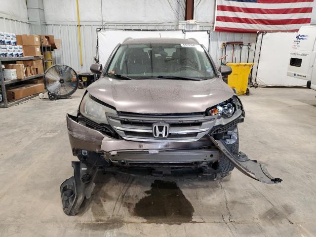 5J6RM4H77CL035068 - 2012 HONDA CR-V EXL BROWN photo 5