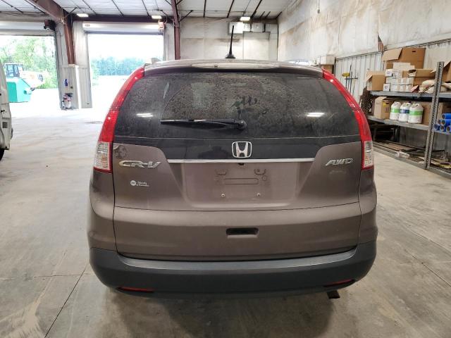 5J6RM4H77CL035068 - 2012 HONDA CR-V EXL BROWN photo 6