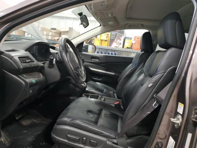 5J6RM4H77CL035068 - 2012 HONDA CR-V EXL BROWN photo 7