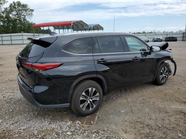 5TDGZRAH9LS501743 - 2020 TOYOTA HIGHLANDER XLE BLACK photo 3