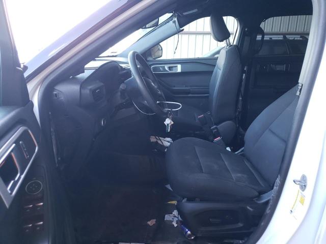 1FM5K8AB5MGA64445 - 2021 FORD EXPLORER POLICE INTERCEPTOR Weiß Foto 7