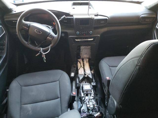 1FM5K8AB5MGA64445 - 2021 FORD EXPLORER POLICE INTERCEPTOR Weiß Foto 8