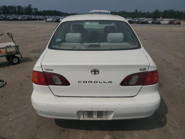 1NXBR12E0YZ330525 - 2000 TOYOTA COROLLA VE WHITE photo 6