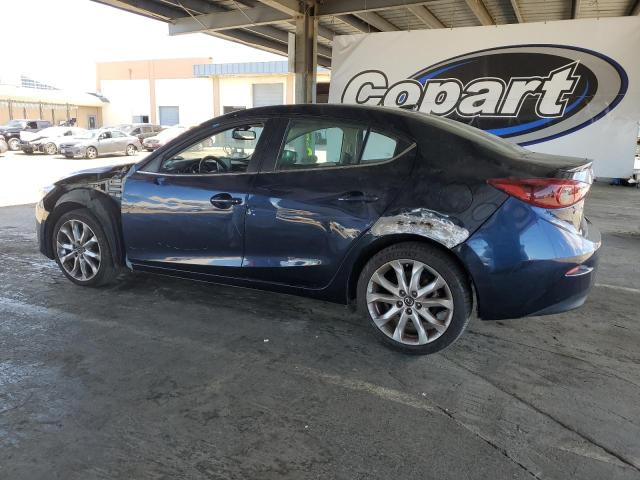 JM1BM1X30G1322189 - 2016 MAZDA 3 GRAND TOURING BLUE photo 2