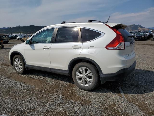 5J6RM4H77EL107163 - 2014 HONDA CR-V EXL WHITE photo 2