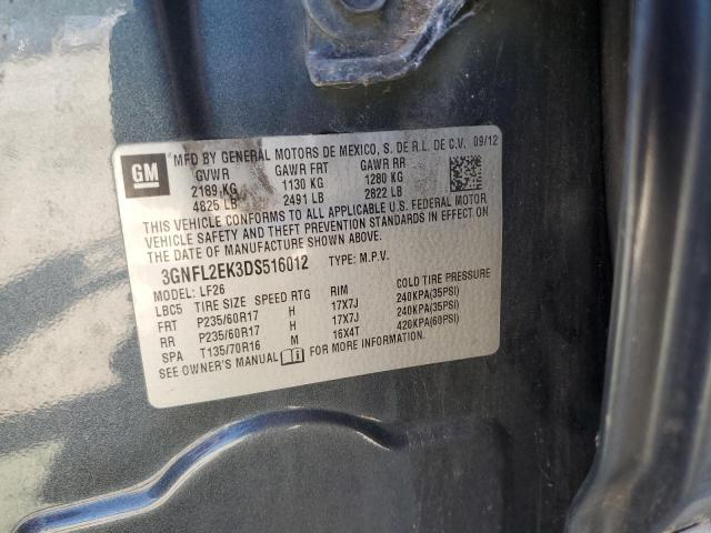 3GNFL2EK3DS516012 - 2013 CHEVROLET CAPTIVA LS 灰色 照片 13