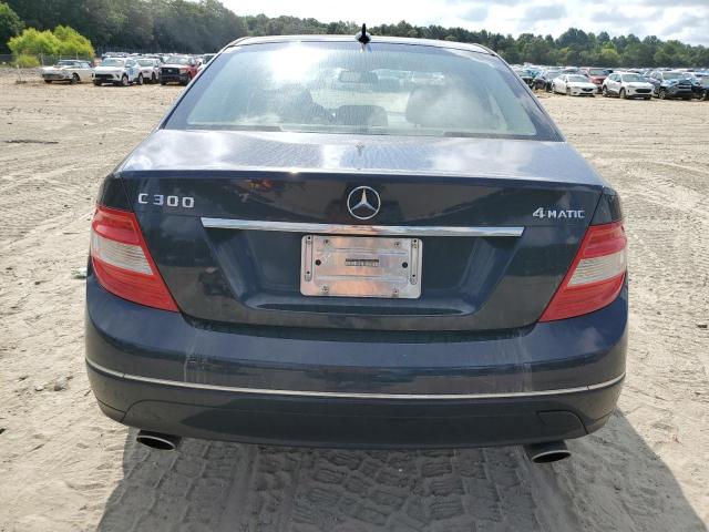 WDDGF8BB1BR164419 - 2011 MERCEDES-BENZ C 300 4MATIC BLUE photo 6