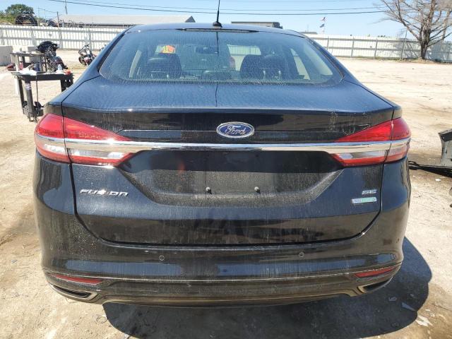 3FA6P0H94HR219103 - 2017 FORD FUSION SE BLACK photo 6