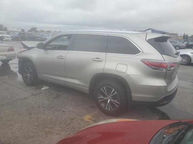 5TDJKRFHXGS503669 - 2016 TOYOTA HIGHLANDER XLE TAN photo 2