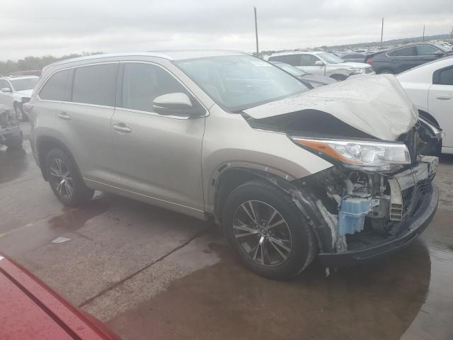 5TDJKRFHXGS503669 - 2016 TOYOTA HIGHLANDER XLE TAN photo 4