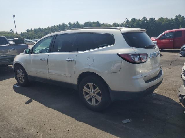 1GNKVJKD9DJ151880 - 2013 CHEVROLET TRAVERSE LT WHITE photo 2