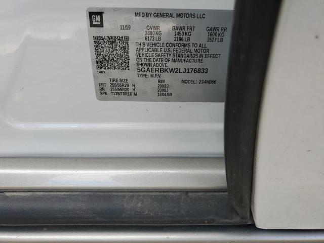 5GAERBKW2LJ176833 - 2020 BUICK ENCLAVE ESSENCE 白色 照片 13