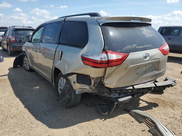 5TDJZ3DC2HS149244 - 2017 TOYOTA SIENNA LE GOLD photo 2