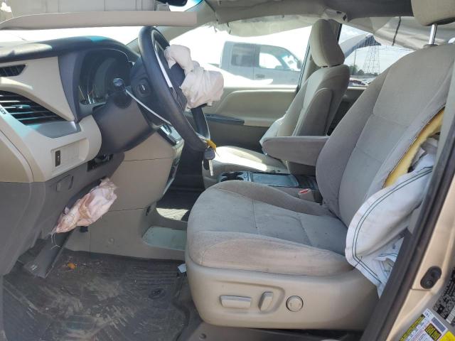 5TDJZ3DC2HS149244 - 2017 TOYOTA SIENNA LE GOLD photo 7