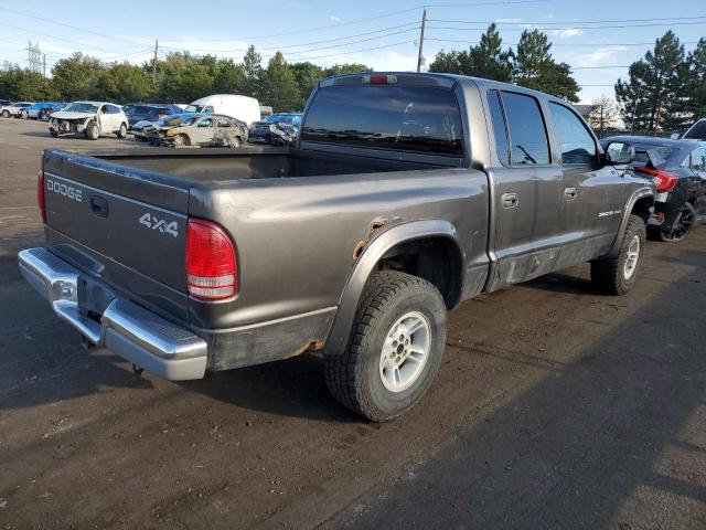 1B7HG38N72S579334 - 2002 DODGE DAKOTA QUAD SPORT GRAY photo 3