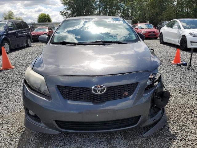2T1BU4EE3AC426118 - 2010 TOYOTA COROLLA BASE GRAY photo 5