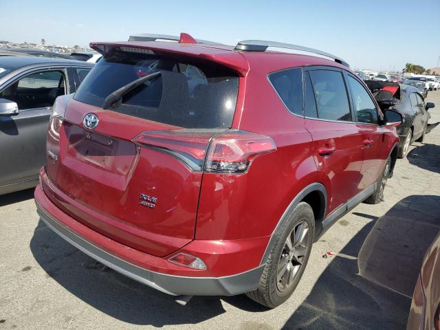 2T3RFREV0JW704663 - 2018 TOYOTA RAV4 ADVENTURE RED photo 3