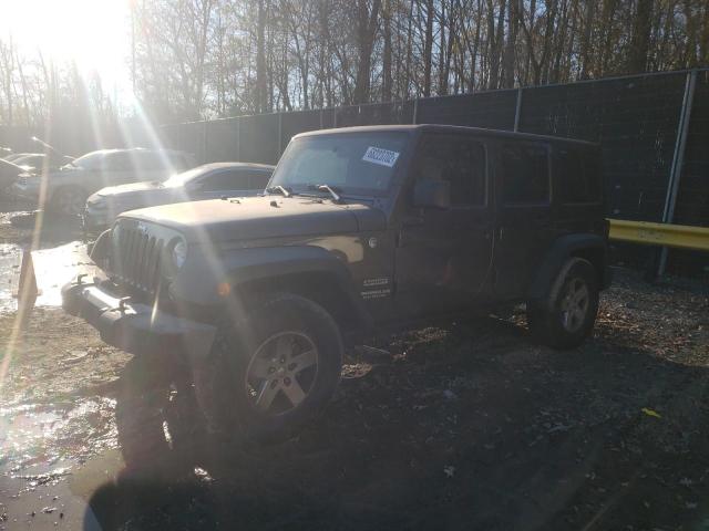 1C4BJWDG4GL337196 - 2016 JEEP WRANGLER U SPORT ნაცრისფერი ფოტო 1