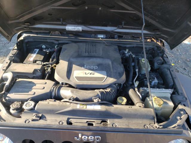 1C4BJWDG4GL337196 - 2016 JEEP WRANGLER U SPORT ნაცრისფერი ფოტო 11