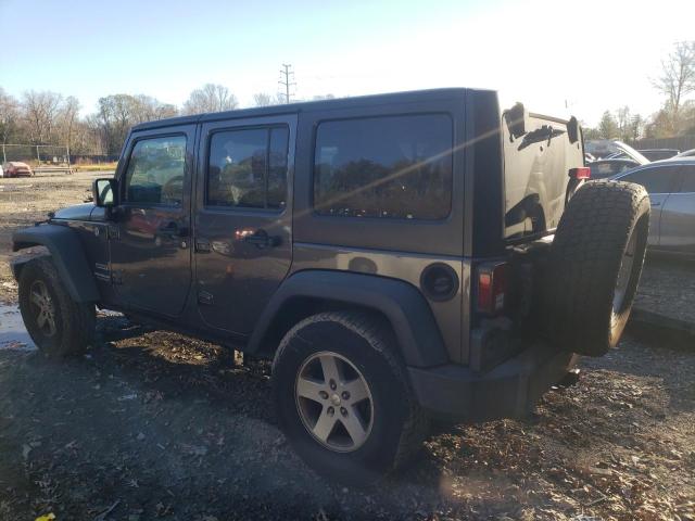 1C4BJWDG4GL337196 - 2016 JEEP WRANGLER U SPORT ნაცრისფერი ფოტო 2