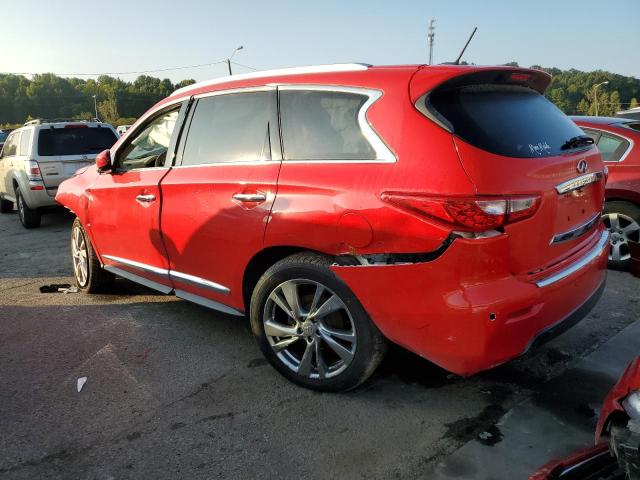 5N1AL0MM6DC305303 - 2013 INFINITI JX35 RED photo 2