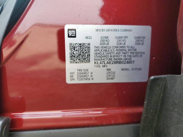KL47LAE28RB024807 - 2024 BUICK ENVISTA PREFERRED Qırmızı foto 13
