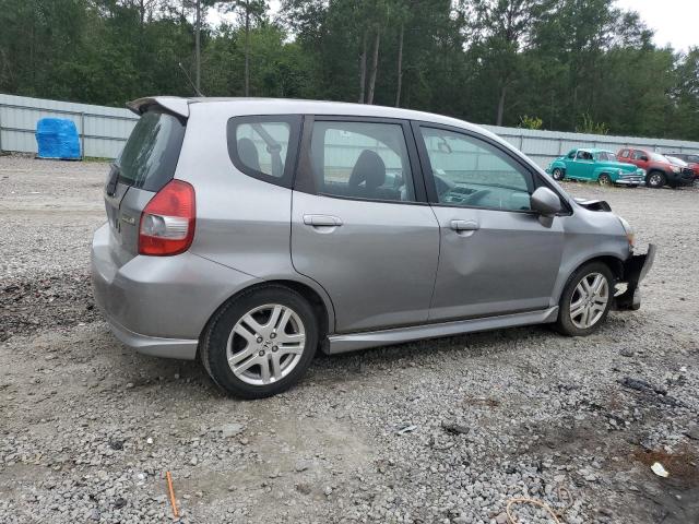 JHMGD38698S064176 - 2008 HONDA FIT SPORT 灰色 照片 3