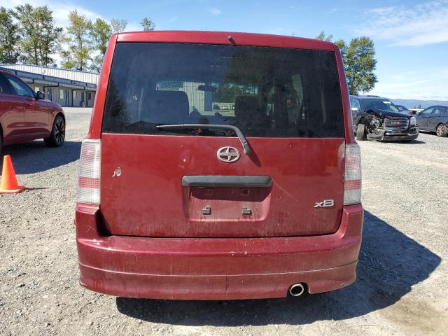 JTLKT334264098633 - 2006 TOYOTA SCION XB RED photo 6