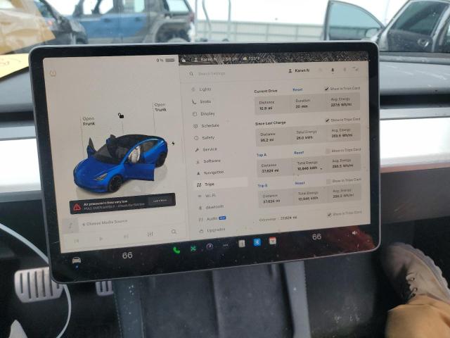 5YJ3E1EC9PF634412 - 2023 TESLA MODEL 3 Mavi foto 9