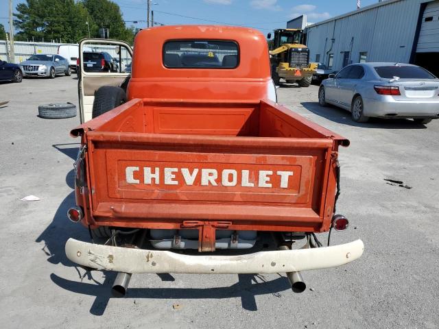 H54A023011 - 1954 CHEVROLET TRUCK ORANGE photo 6