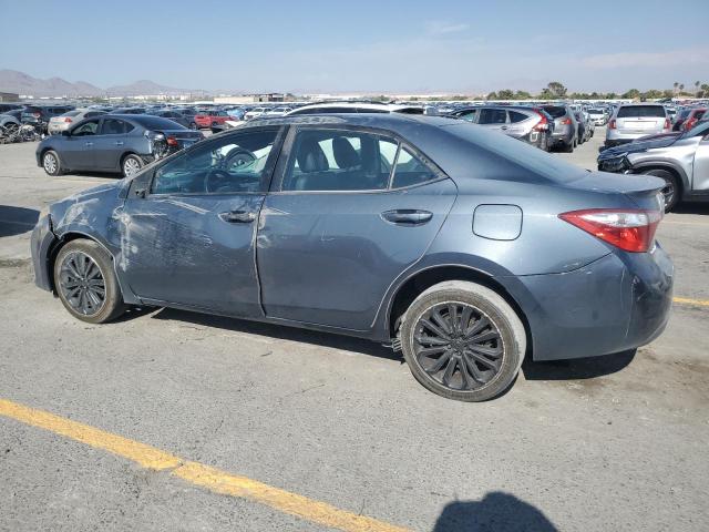 2T1BURHE7FC260914 - 2015 TOYOTA COROLLA L BLUE photo 2