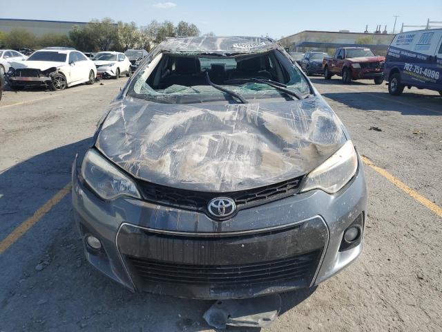 2T1BURHE7FC260914 - 2015 TOYOTA COROLLA L BLUE photo 5