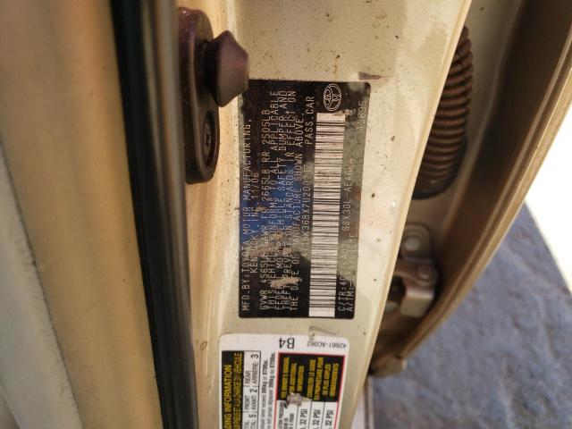 4T1BK36BX7U200217 - 2007 TOYOTA AVALON XL 米色 照片 12