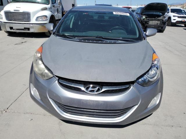 KMHDH4AEXDU940408 - 2013 HYUNDAI ELANTRA GLS SILVER photo 5