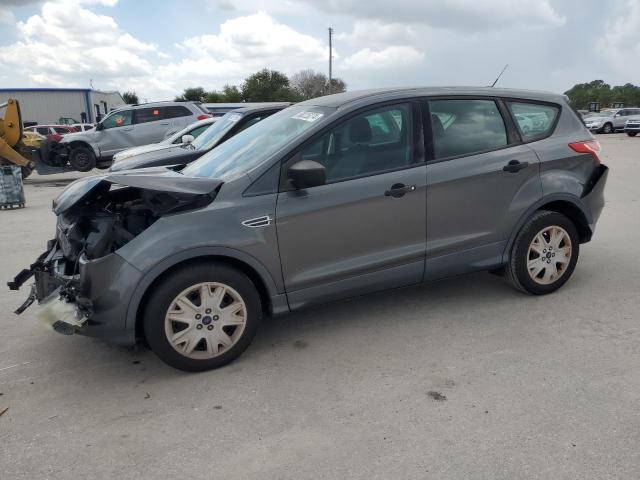 1FMCU0F72FUA04182 - 2015 FORD ESCAPE S GRAY photo 1