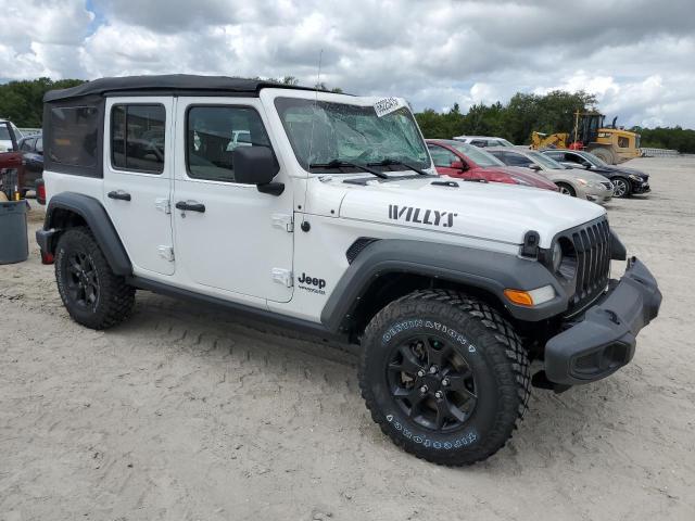 1C4HJXDG5NW139612 - 2022 JEEP WRANGLER U SPORT Beyaz fotoğraf 4