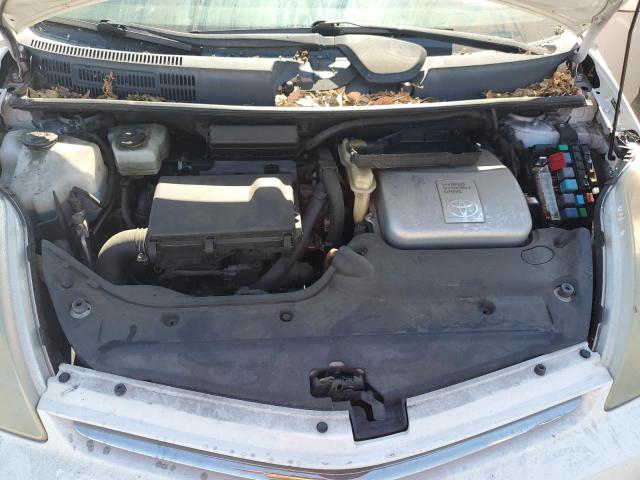 JTDKB20U863175749 - 2006 TOYOTA PRIUS WHITE photo 11