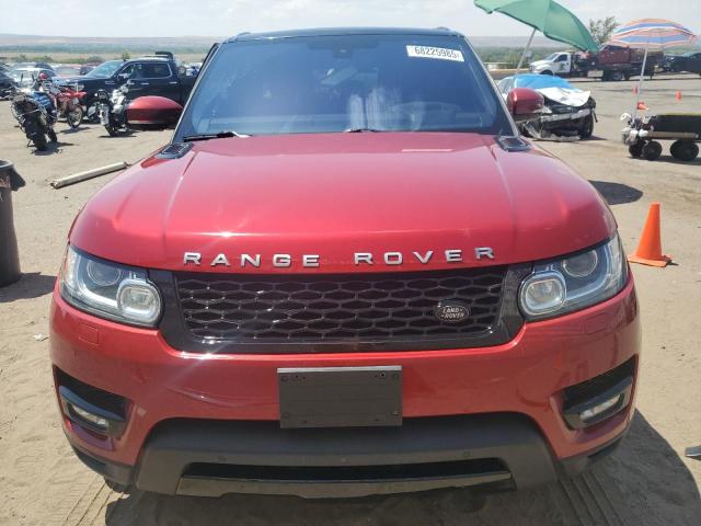 SALWR2KF2GA550116 - 2016 LAND ROVER RANGE ROVE HSE RED photo 5