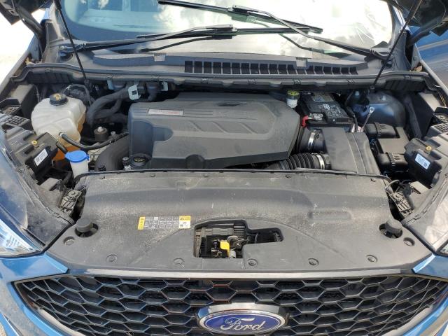 2FMPK4AP9LBA04820 - 2020 FORD EDGE ST BLUE photo 11